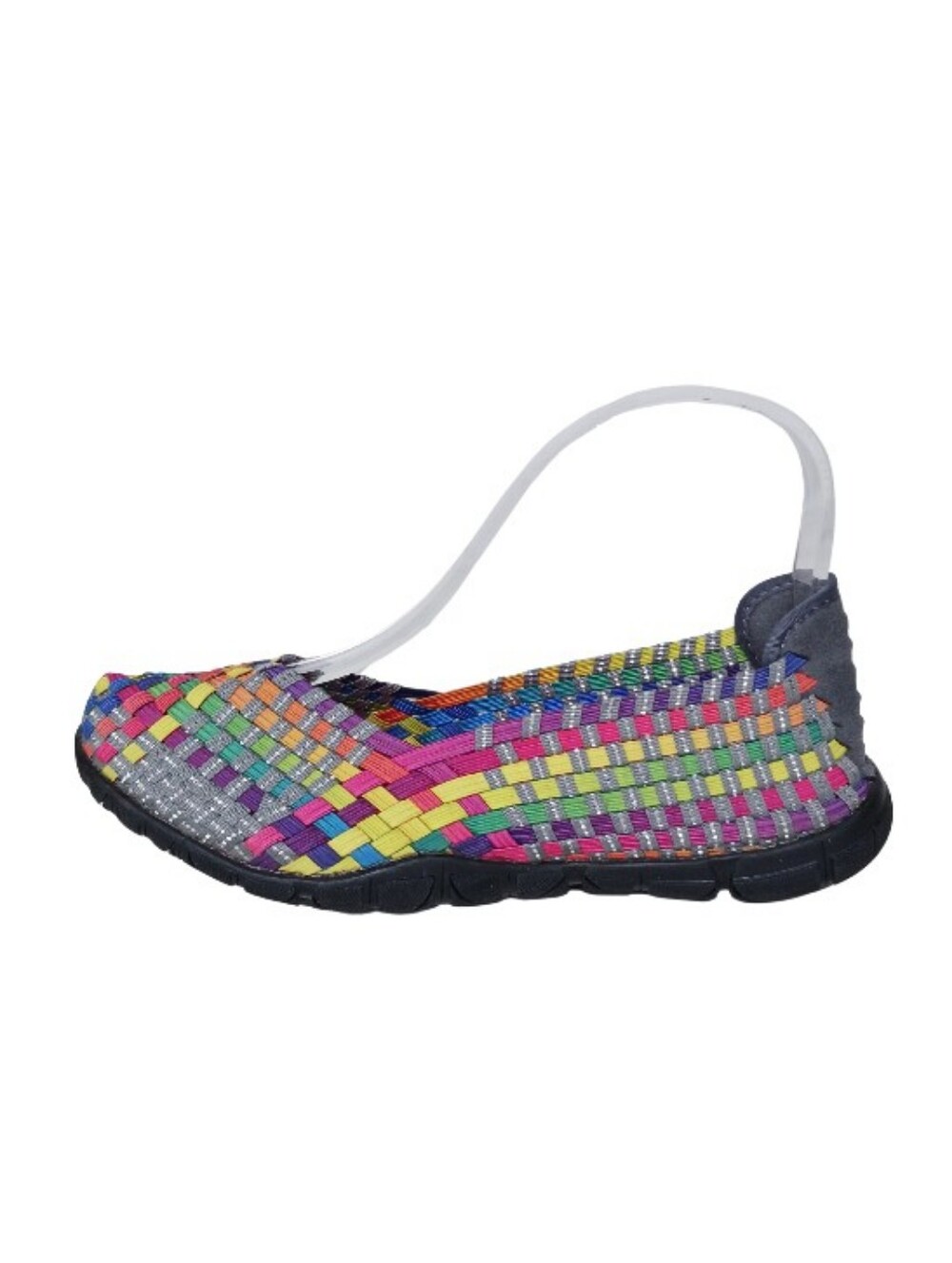 Corkys Slip-ons Women's 8 Colorful Stretchy Woven Casual Resort Vacation Shoes